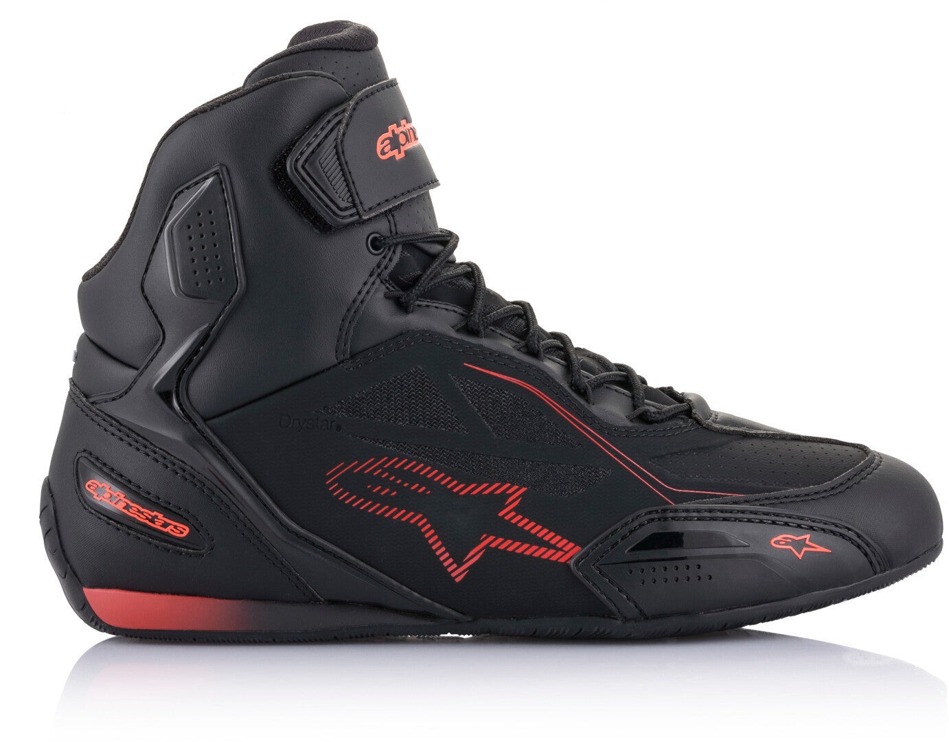 Alpinestars Faster-3 DryStar Motorcykel sko sort/rød 9,5 (42,5) Figur 5