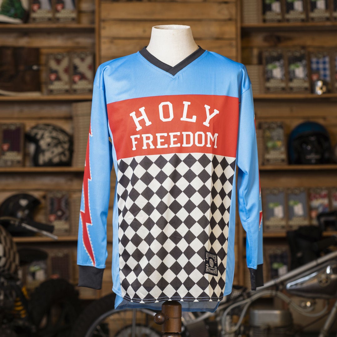 Side view of HolyFreedom Settantasette Motocross Jersey