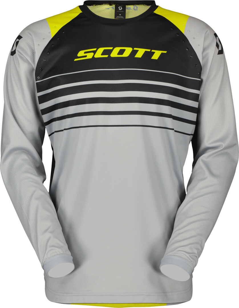 Scott Evo Swap Tricou de motocross gri/galben S Figura 1