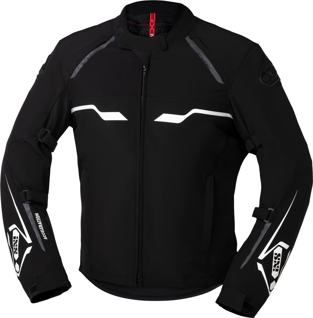 IXS Hexalon-ST waterproof Motorcycle Textile Jacket black/white M Figure 1