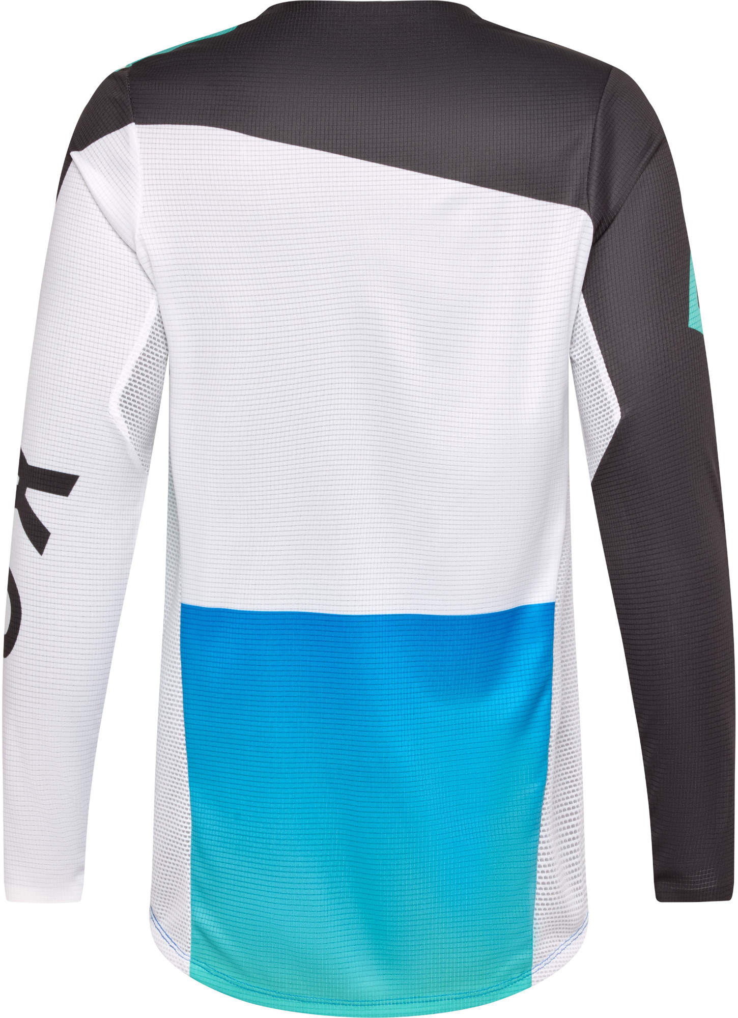FOX Flexair Spire Camisa de Motocross Juvenil preto/turquesa YL Figura 2