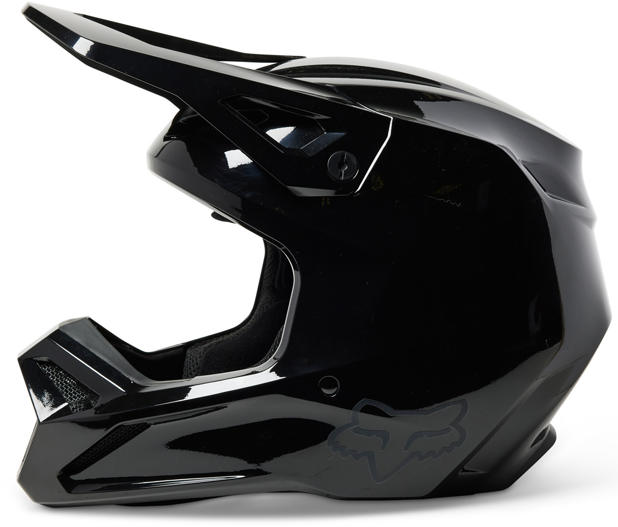 FOX V1 Solid Casque de motocross noir XXL (63/64) Figure 6