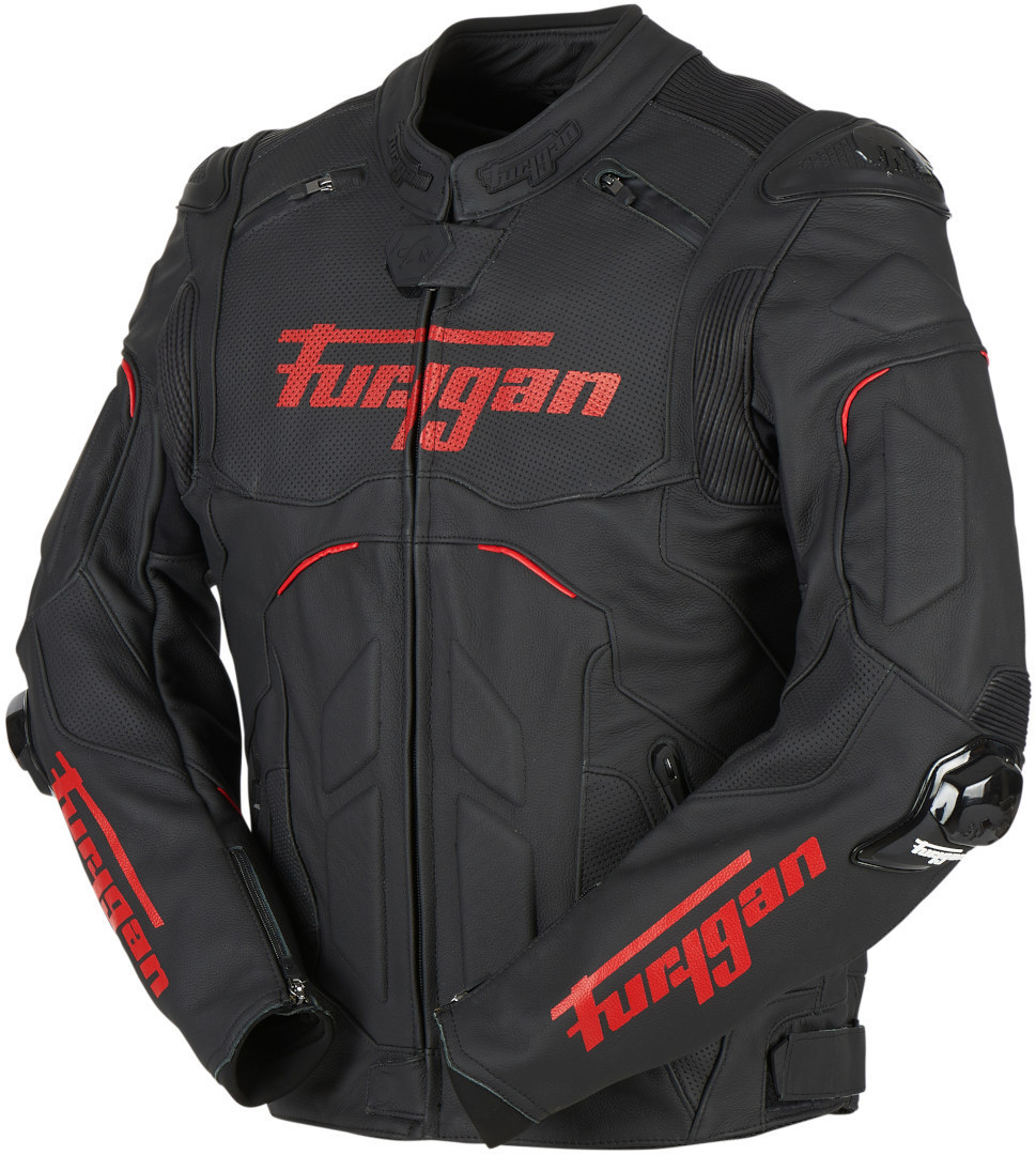 Furygan Raptor Evo 2 Motorcycle Leather Jacket black/red L Figure 2