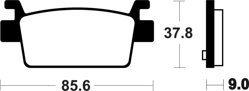 TECNIUM Ekologiska bromsbelägg till sparkcykel - ME497 Figur 2