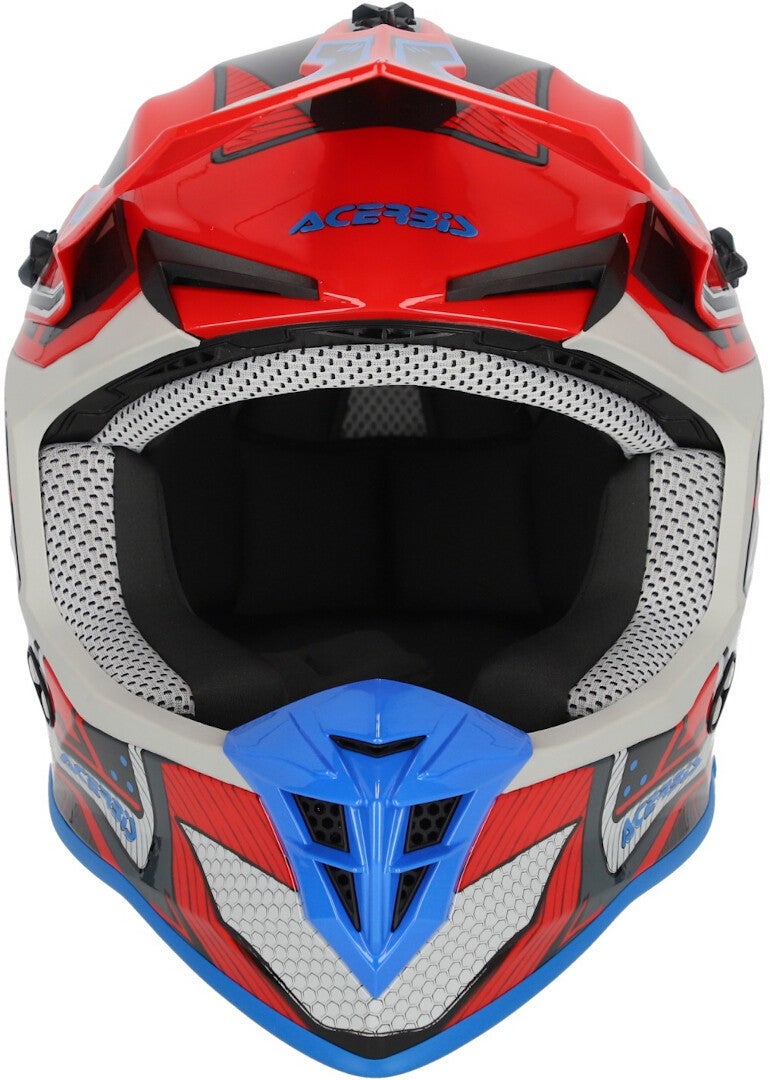 Acerbis Linear Graphic 2024 Casco da motocross rosso/blu L (59/60) Figura 6