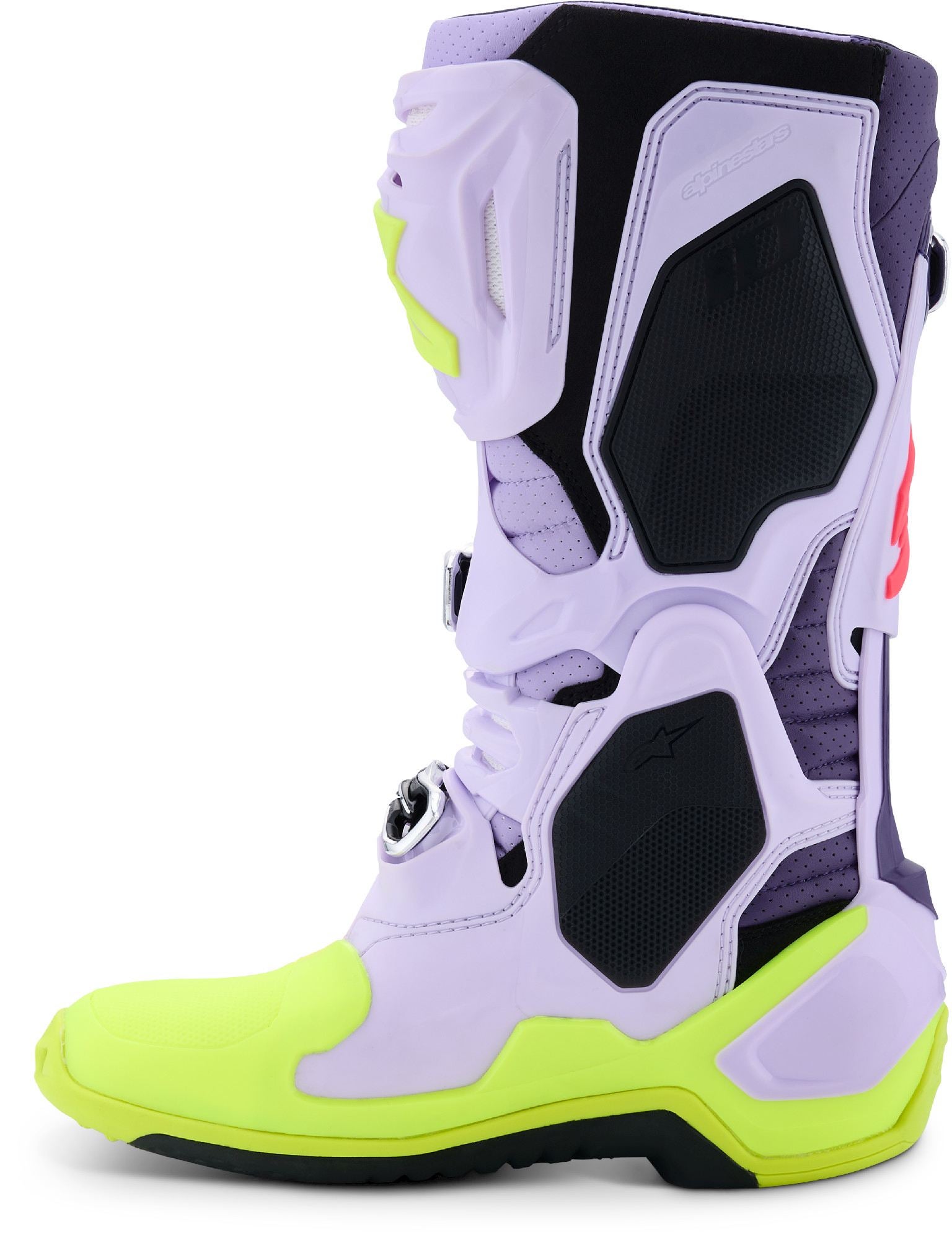 Alpinestars Tech 10 Supervented Bottes de motocross violet/jaune/rose 14 Figure 3