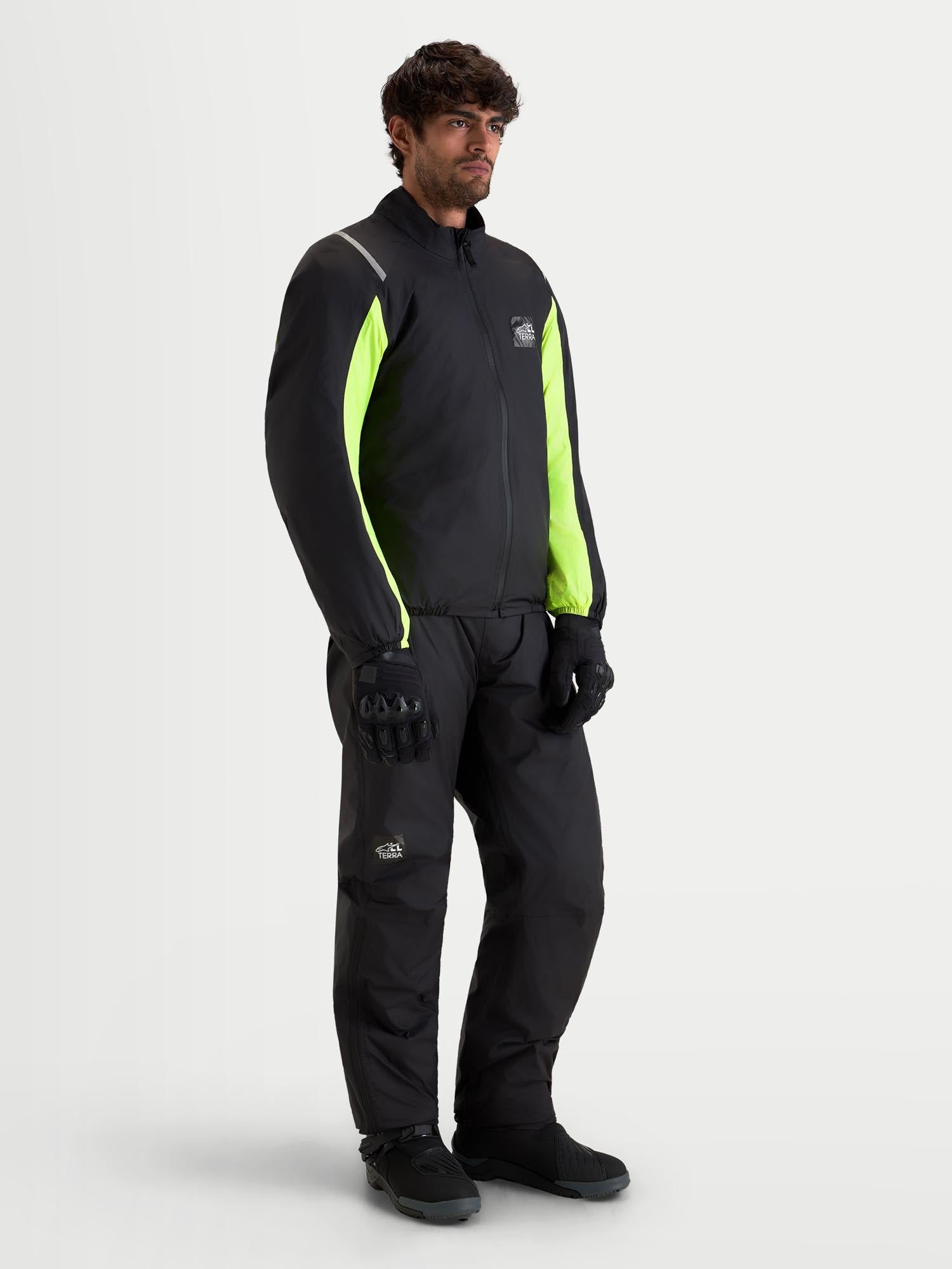 Alpinestars Harok V2 Drystar wasserdichte Motorrad Textiljacke grau/braun S Abbildung 23