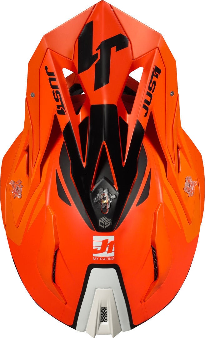 Just1 J18 Pulsar Motocross hjelm orange/sort L (59/60) Figur 2