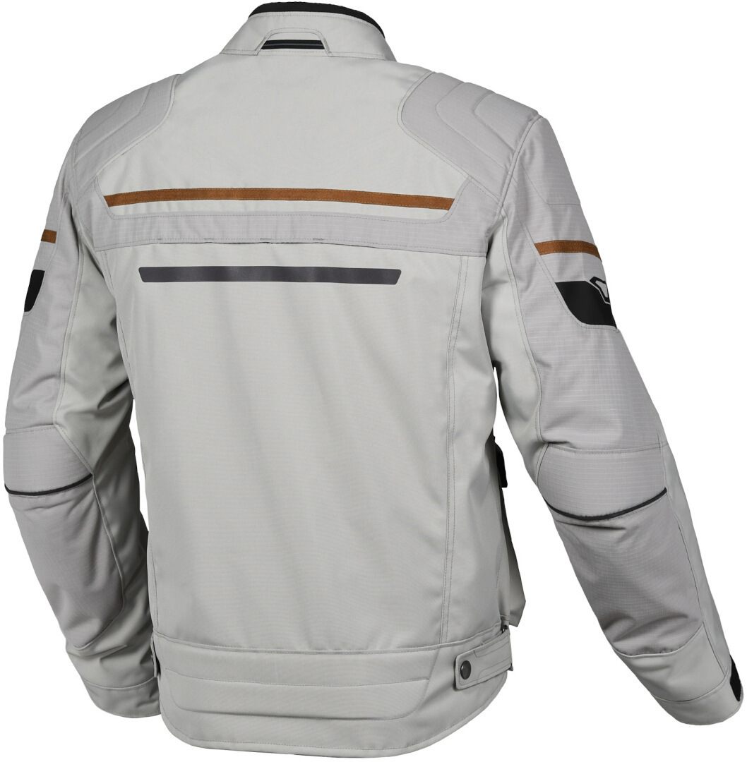 Macna Oryon waterproof Motorcycle Textile Jacket light grey L Figure 2