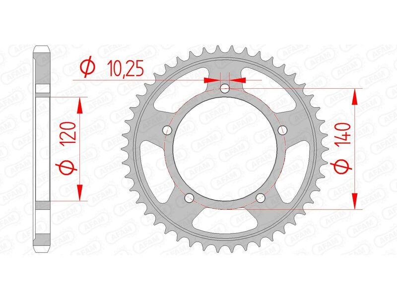 AFAM Standard stålkrone 14604 - 525 Figur 2
