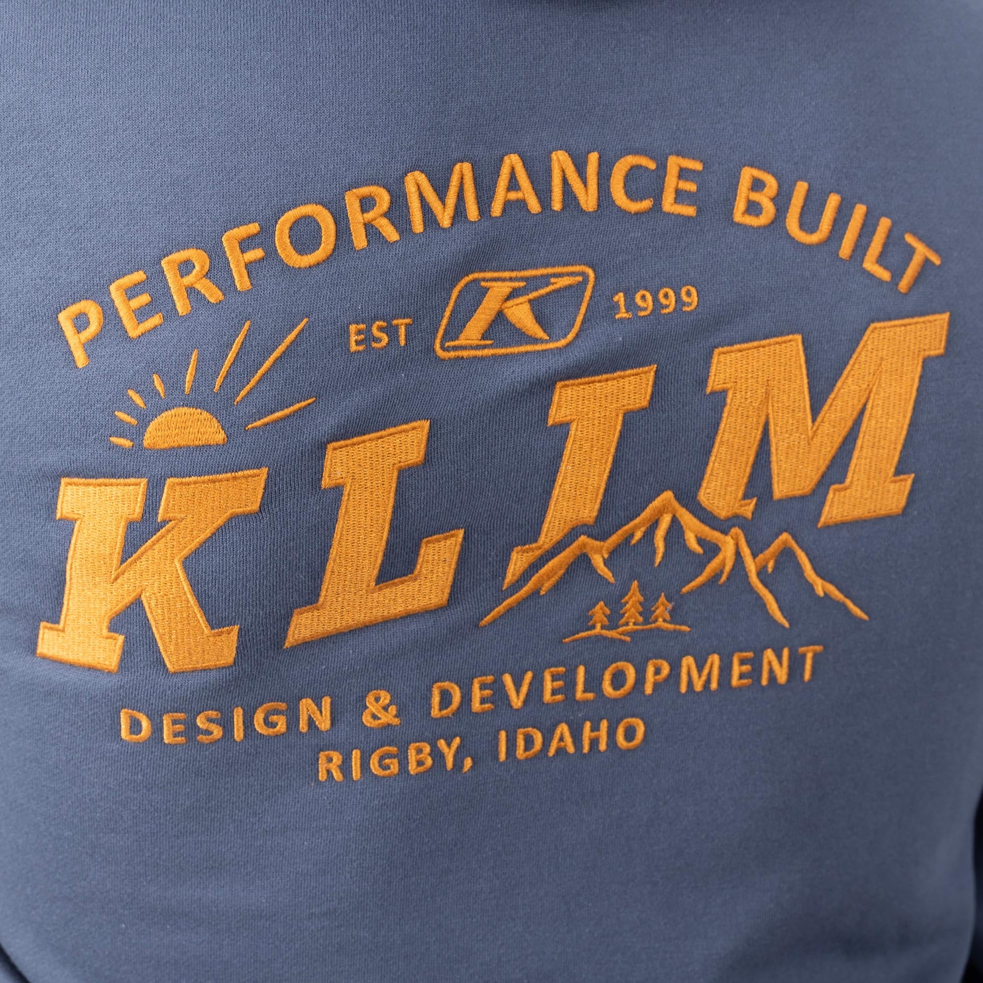 Klim Lost River Zip-hettegenser blå L Figur 6
