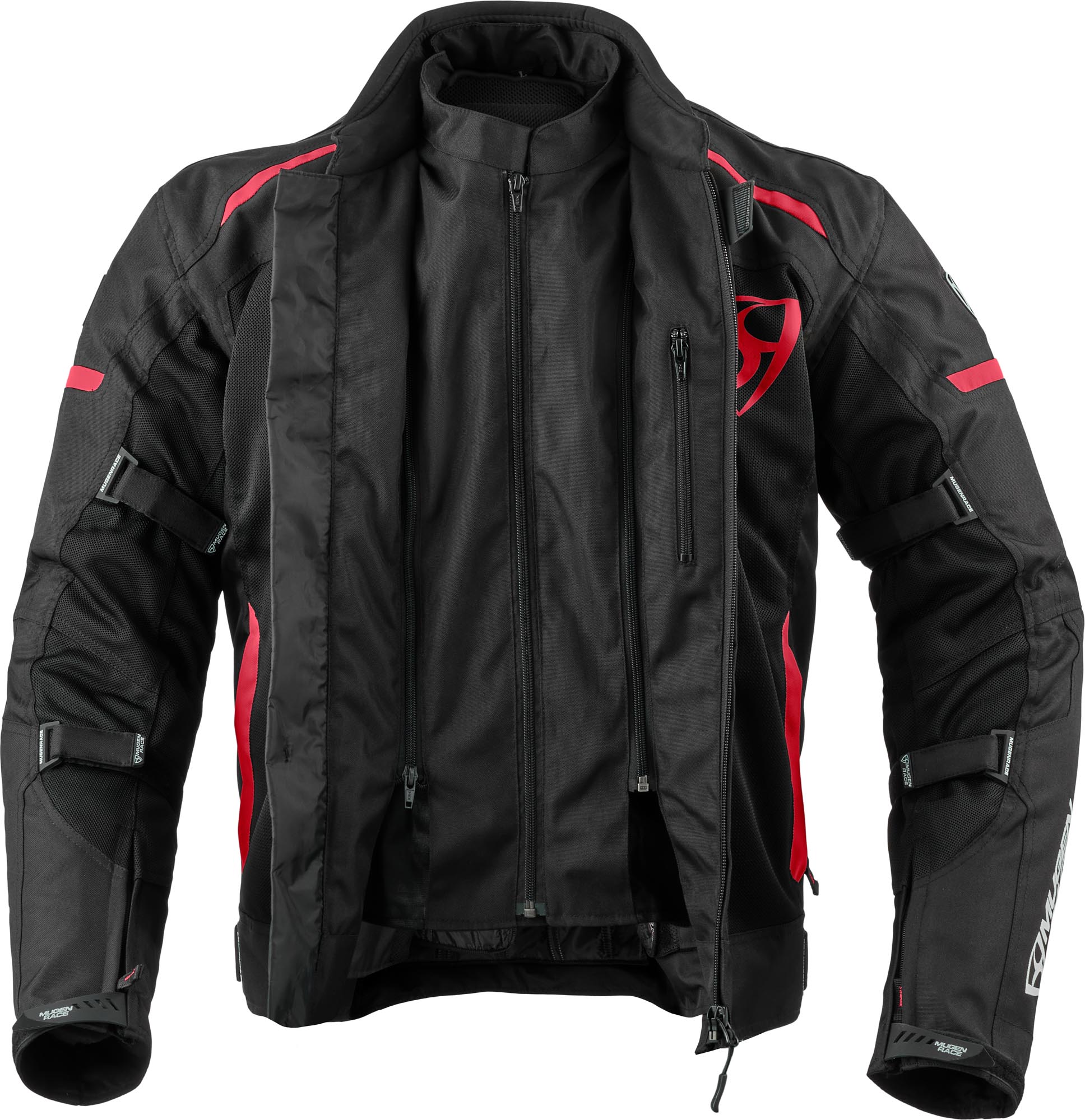 Side view of MUGENRACE Fuggire-A Motorcycle Textile Jacket