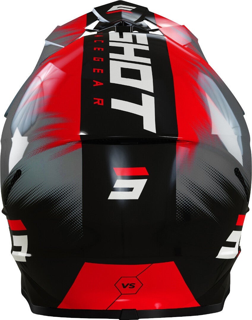 Shot Furious Versus Motocross Helm schwarz/rot L (59/60) Abbildung 2