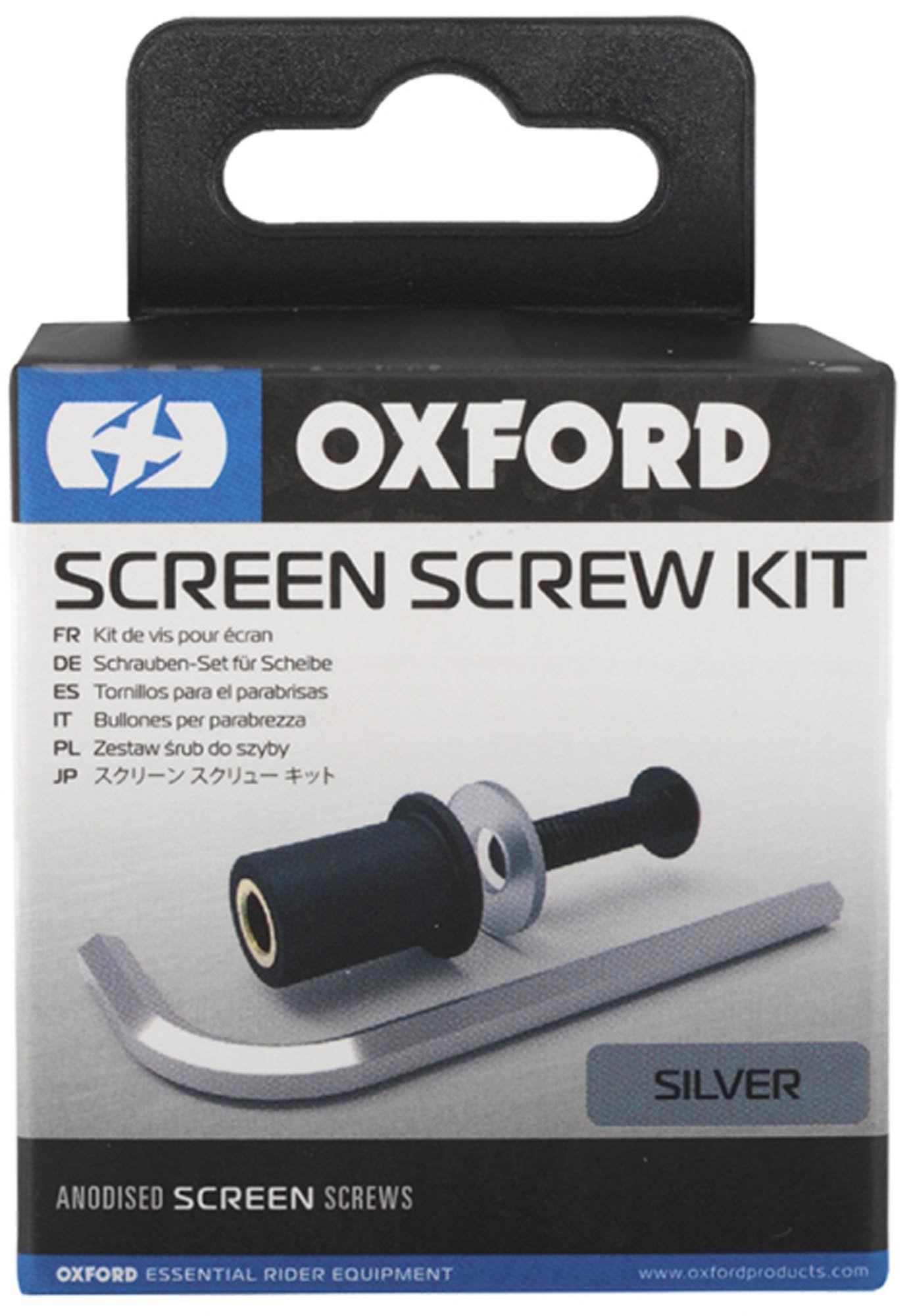Oxford Screen Shield Ανταλλακτικές βίδες Ασήμι Γράφημα 2
