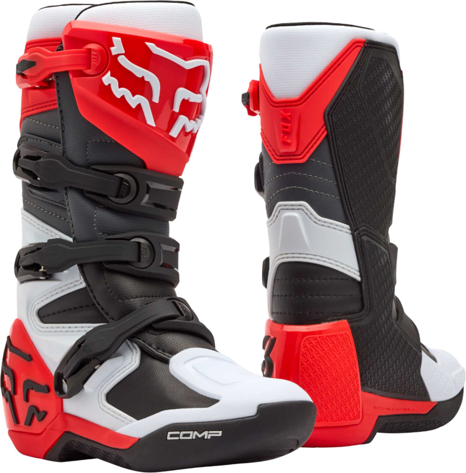 white/red