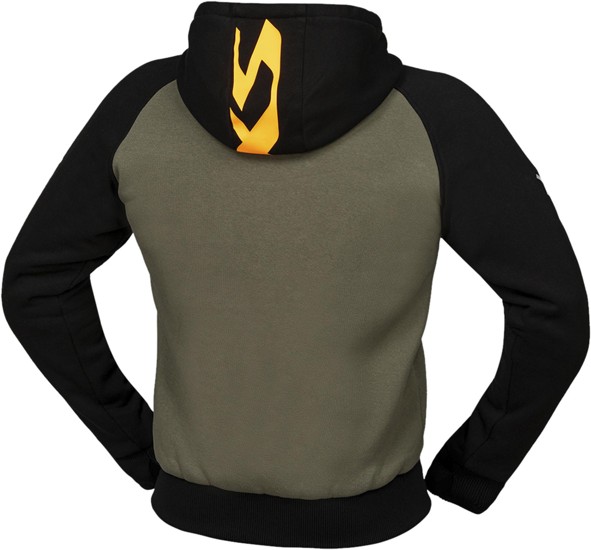 IXS Rapid 1.0 Sweat à capuche zippé de moto Vert/Orange M Figure 2