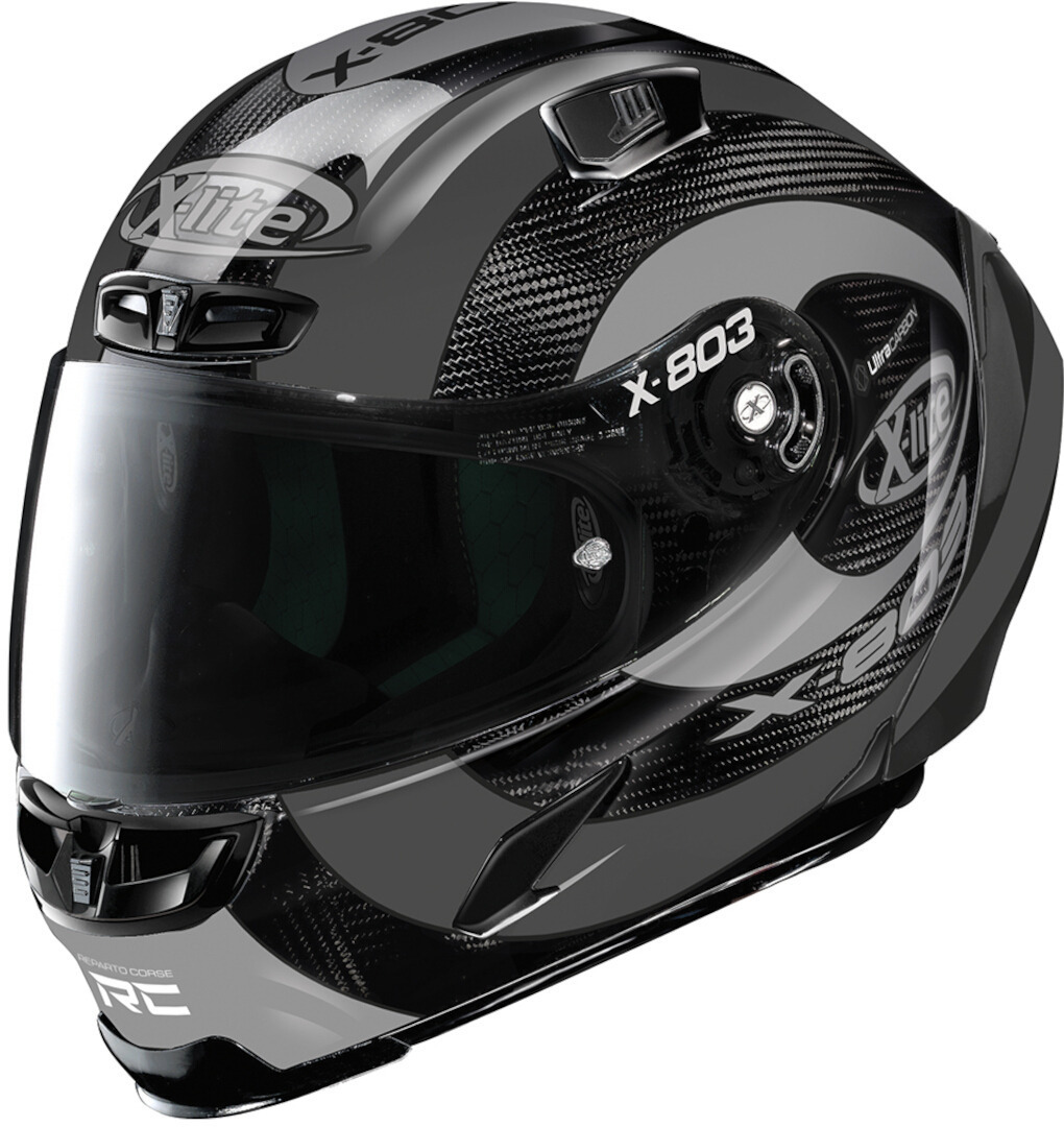 X-Lite X-803 RS Ultra Carbon Hattrick Cască Negru/gri XS (55) Figura 1