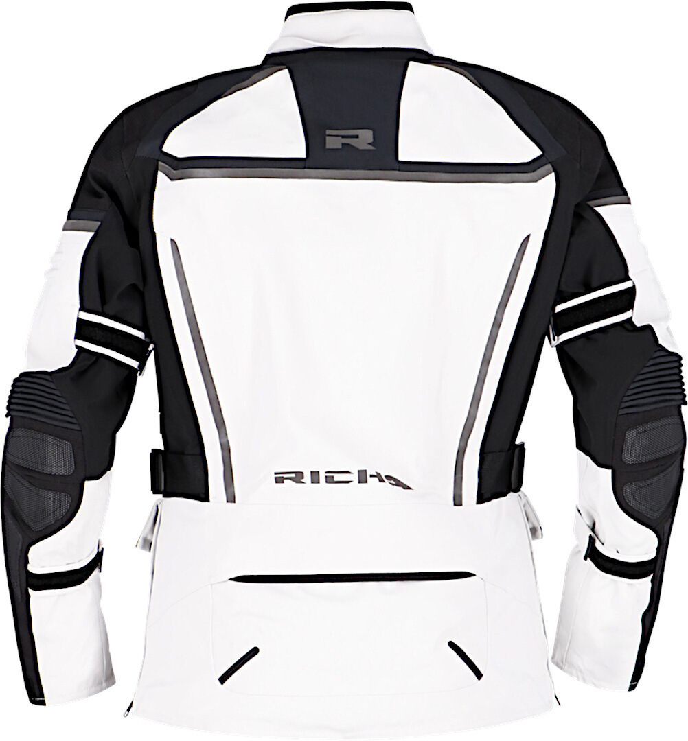Richa Atlantic 2 Gore-Tex Jachetă textilă impermeabilă pentru motociclete Gri deschis/negru S Figura 3