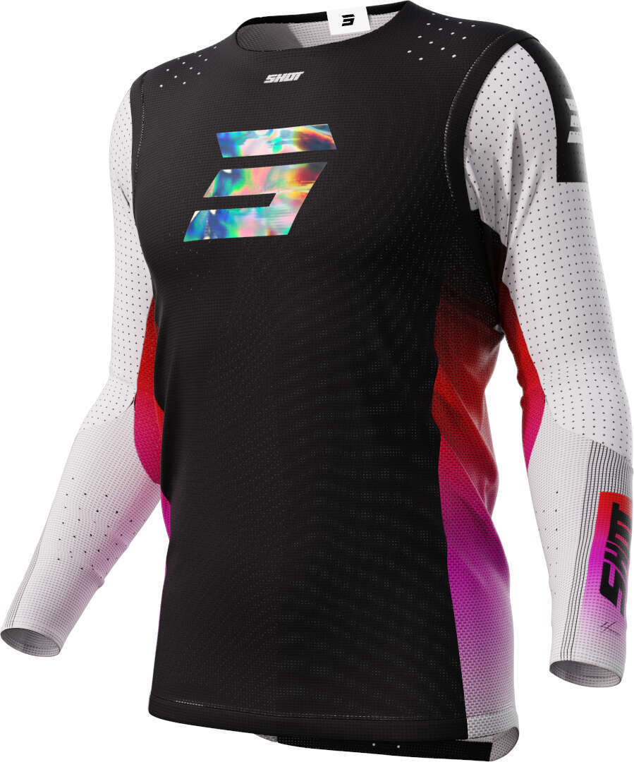 Shot Aerolite Honor Motokrosový dres černá/bílá/růžová M Obrázek 1