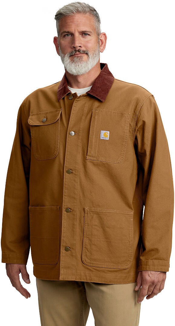 Carhartt Loose Fit Firm Duck Blanket-Lined Chore Mantel S Abbildung 6