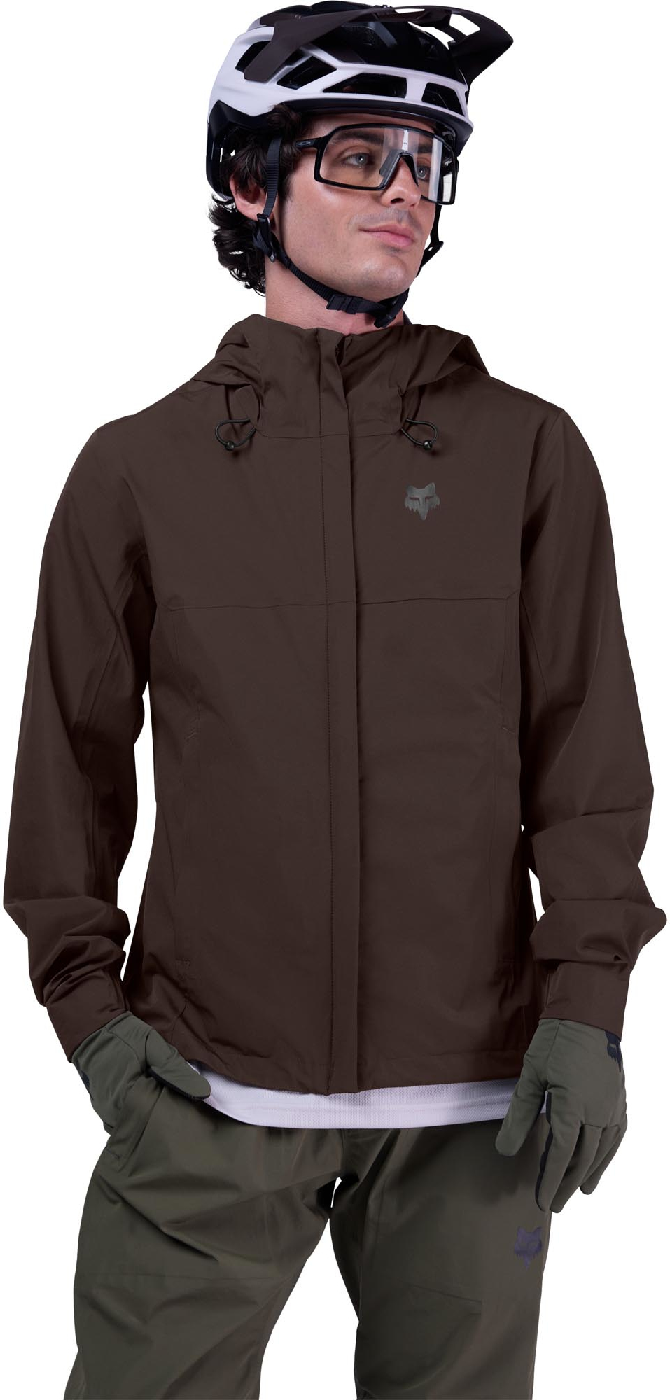 FOX Ranger Water Bicycle Jacket brown S Figure 3