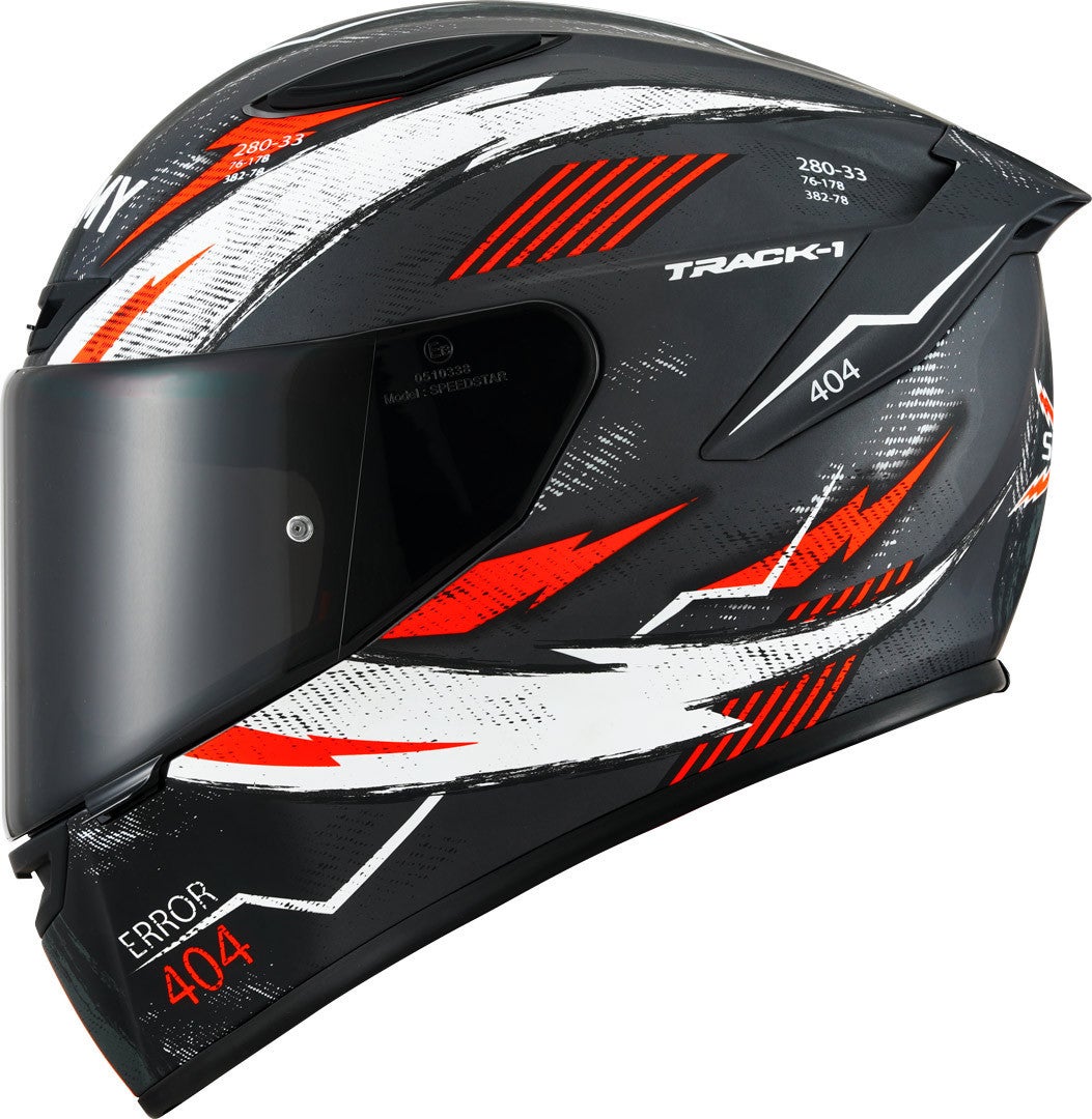 Suomy Track-1 404 Helm grijs/zwart/rood XXL (63) Figuur 6