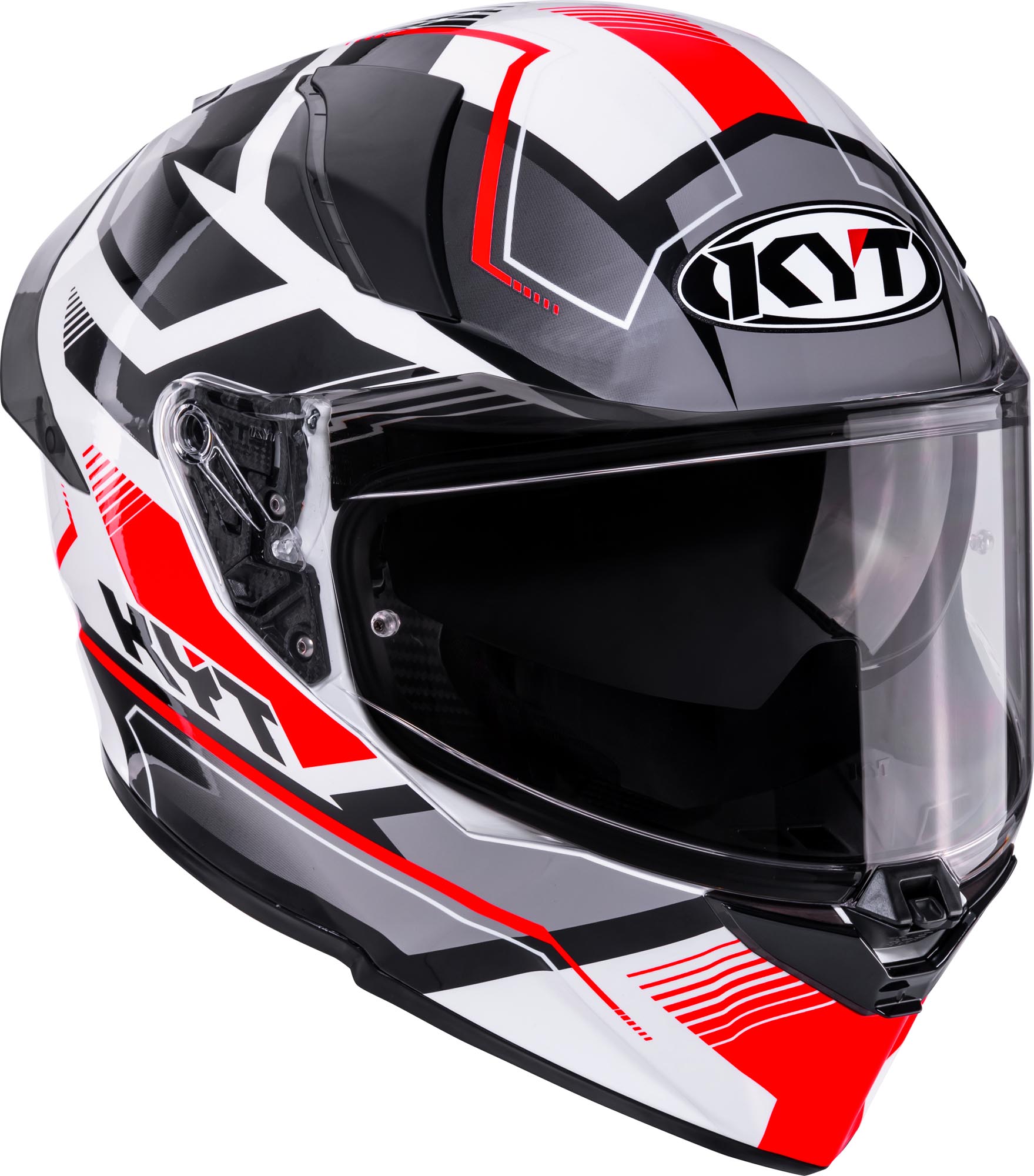 KYT R2R Parsec Casco gris/rojo/blanco S (55/56) Figura 7