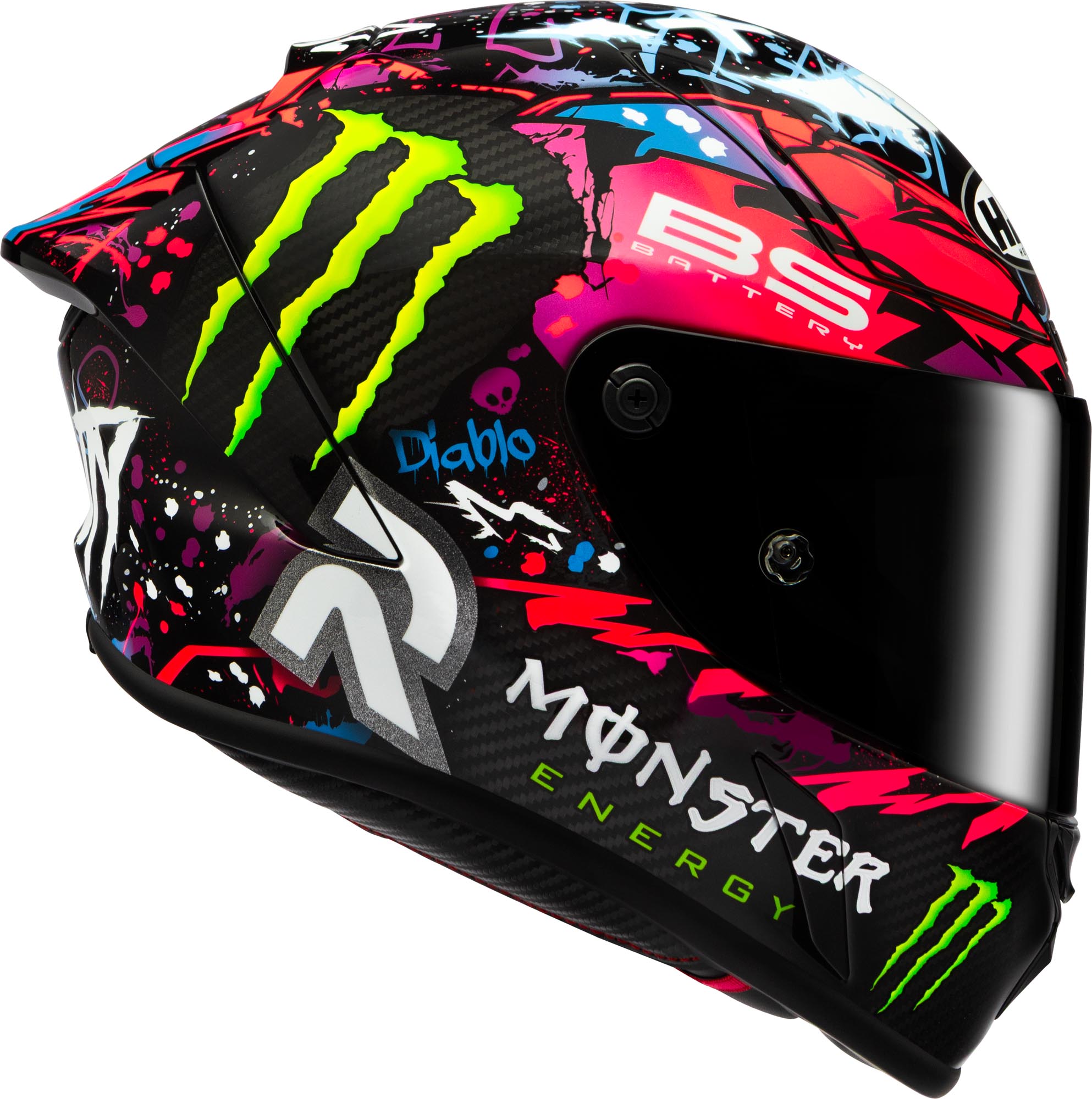 HJC RPHA 1 V2 Carbon Funky Diablo Helmet L (58/59) Figure 4