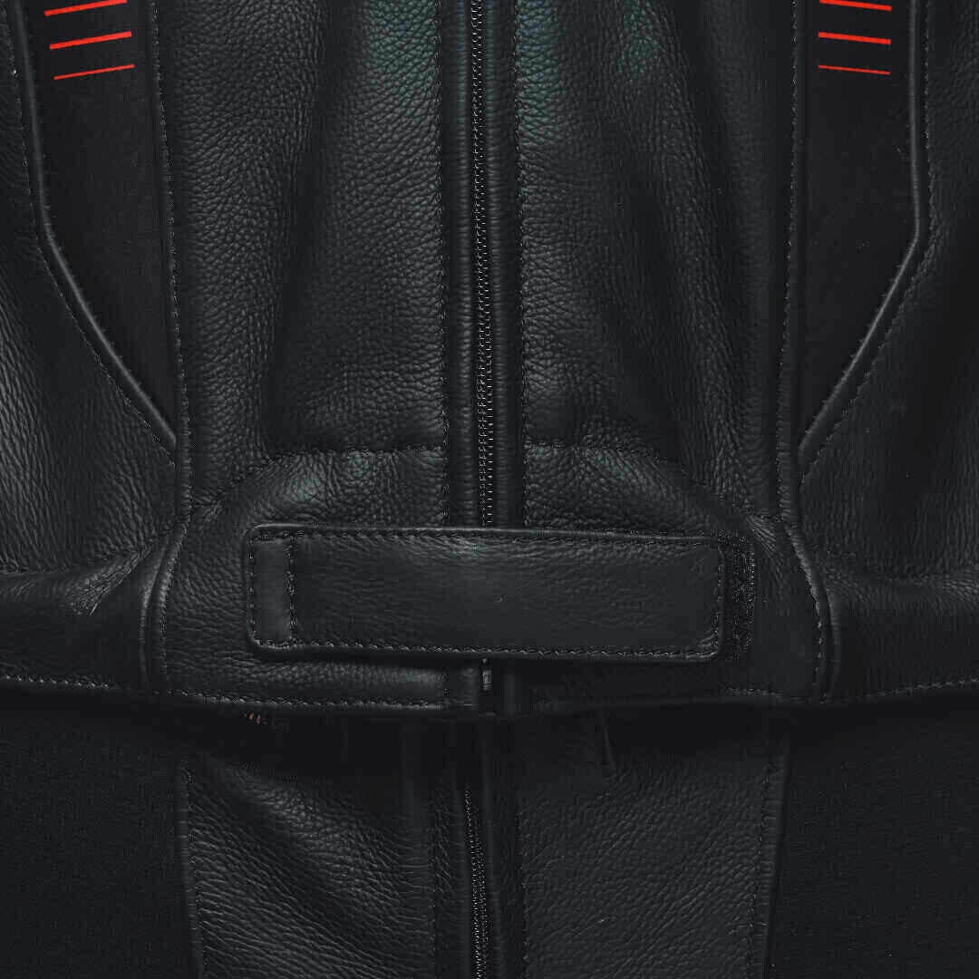 Dainese Laguna Seca 5 S26 Двучастен кожен костюм за мотоциклет Черно/сиво/червено 58 Фигура 9