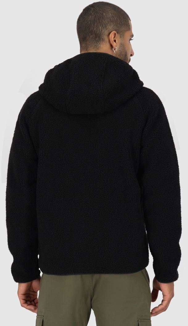 Alife And Kickin HaraldAK G Teddy Zip Hoodie Zip Hoodie black L Figure 4