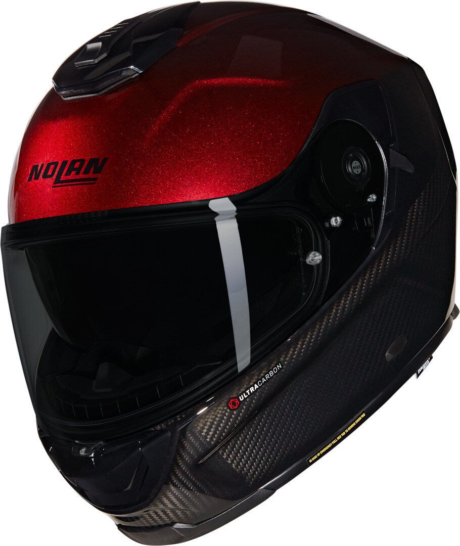 Nolan X-903 Ultra Carbon Verniciatura Speciale N-Com Casco nero/rosso M (58) Figura 1