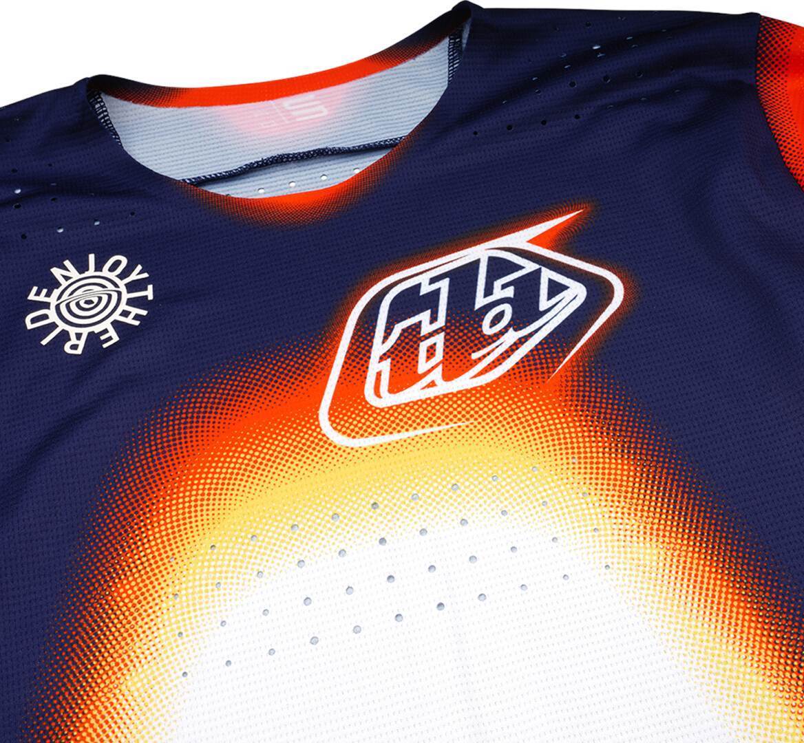 Troy Lee Designs SE Pro Array Tricou de motocross pentru tineret Albastru/Alb/Roșu L Figura 4