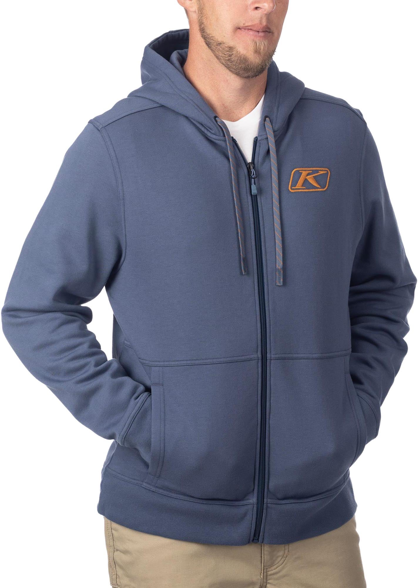 Klim Lost River Cappuccio con zip blu M Figura 3