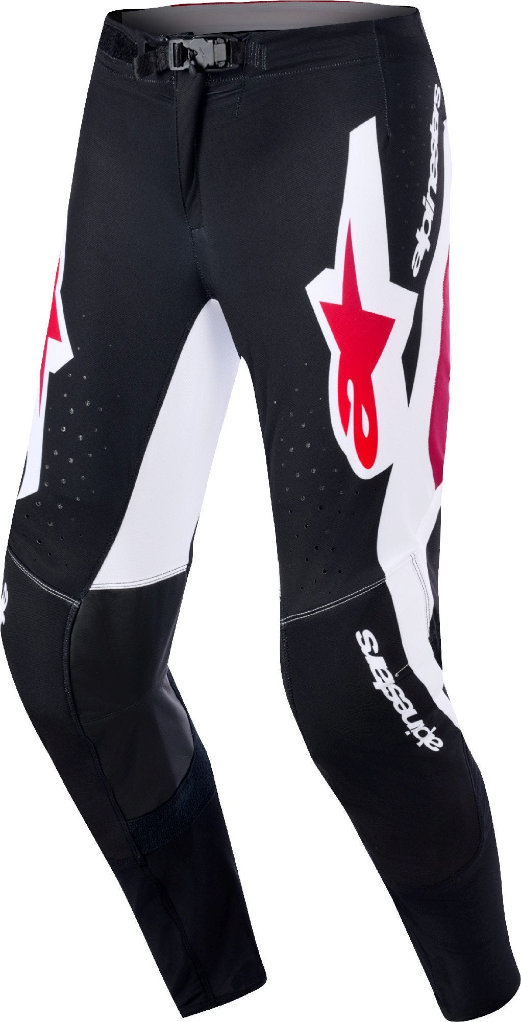 Alpinestars Supertech Pro Vista Motocross Hose schwarz/rot 34 Abbildung 1
