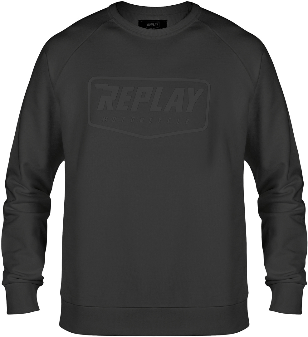 Replay Logo セーター 黒 M 図1