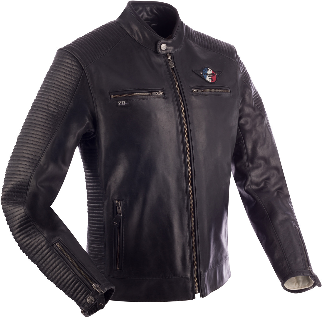 Segura Riverton Jachetă de piele de motocicletă negru S Figura 1