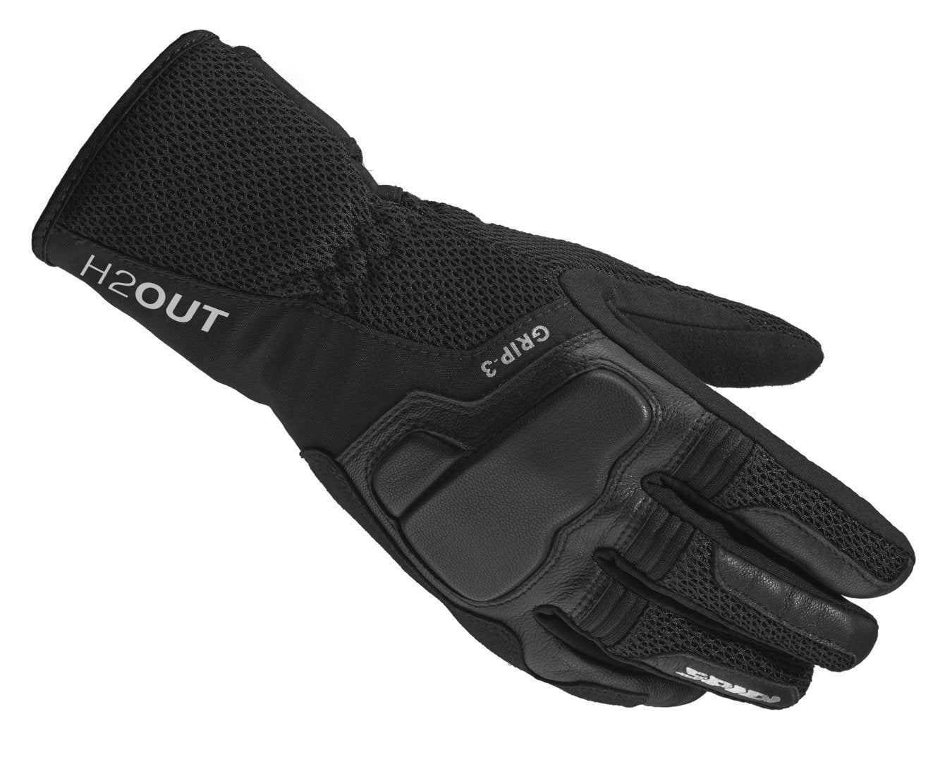 Spidi Grip 3 H2Out Damer Motorcykel Handsker Sort M Figur 1