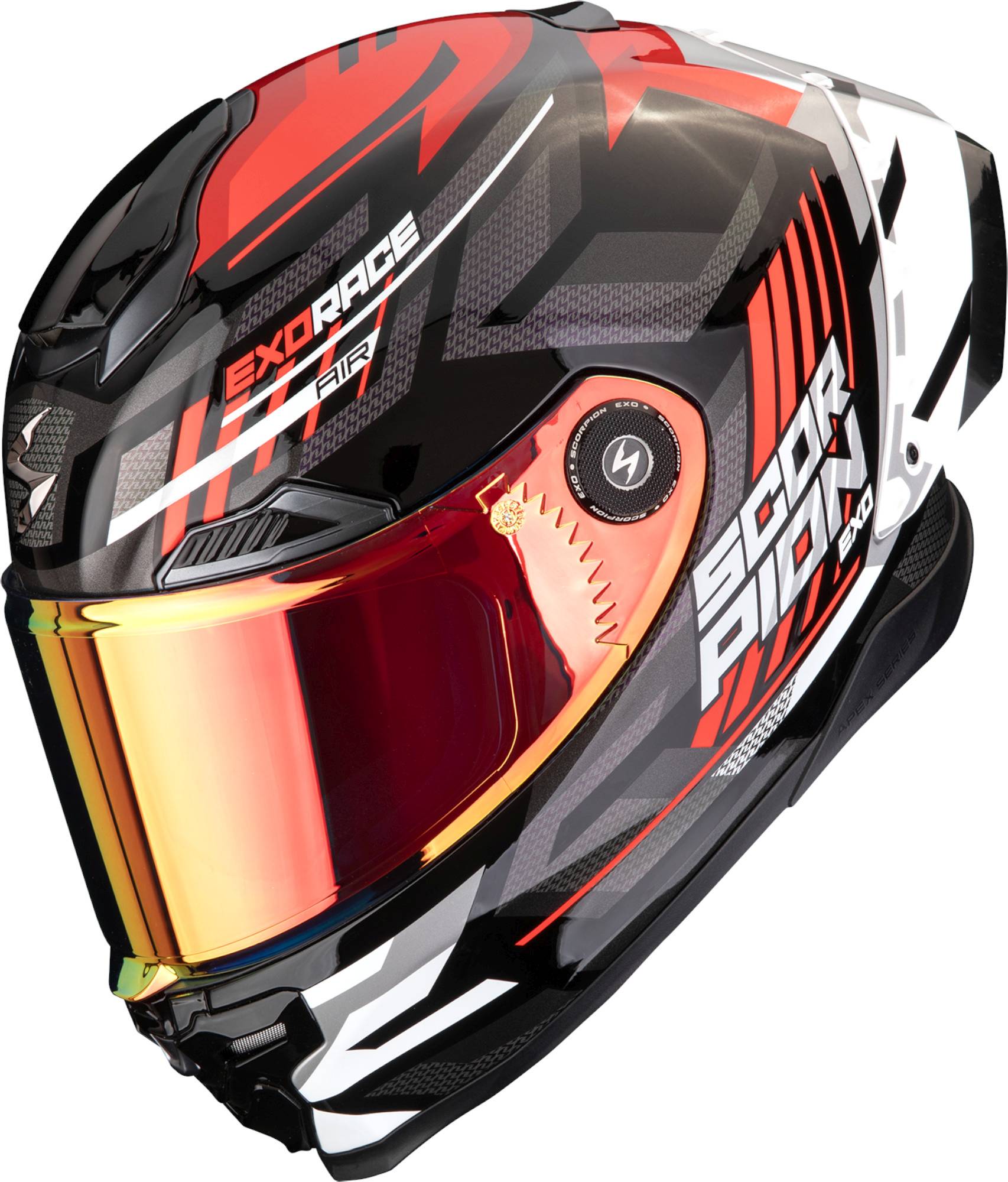 Scorpion EXO-Race Air Kobra Helm schwarz/rot L (59/60) Abbildung 1