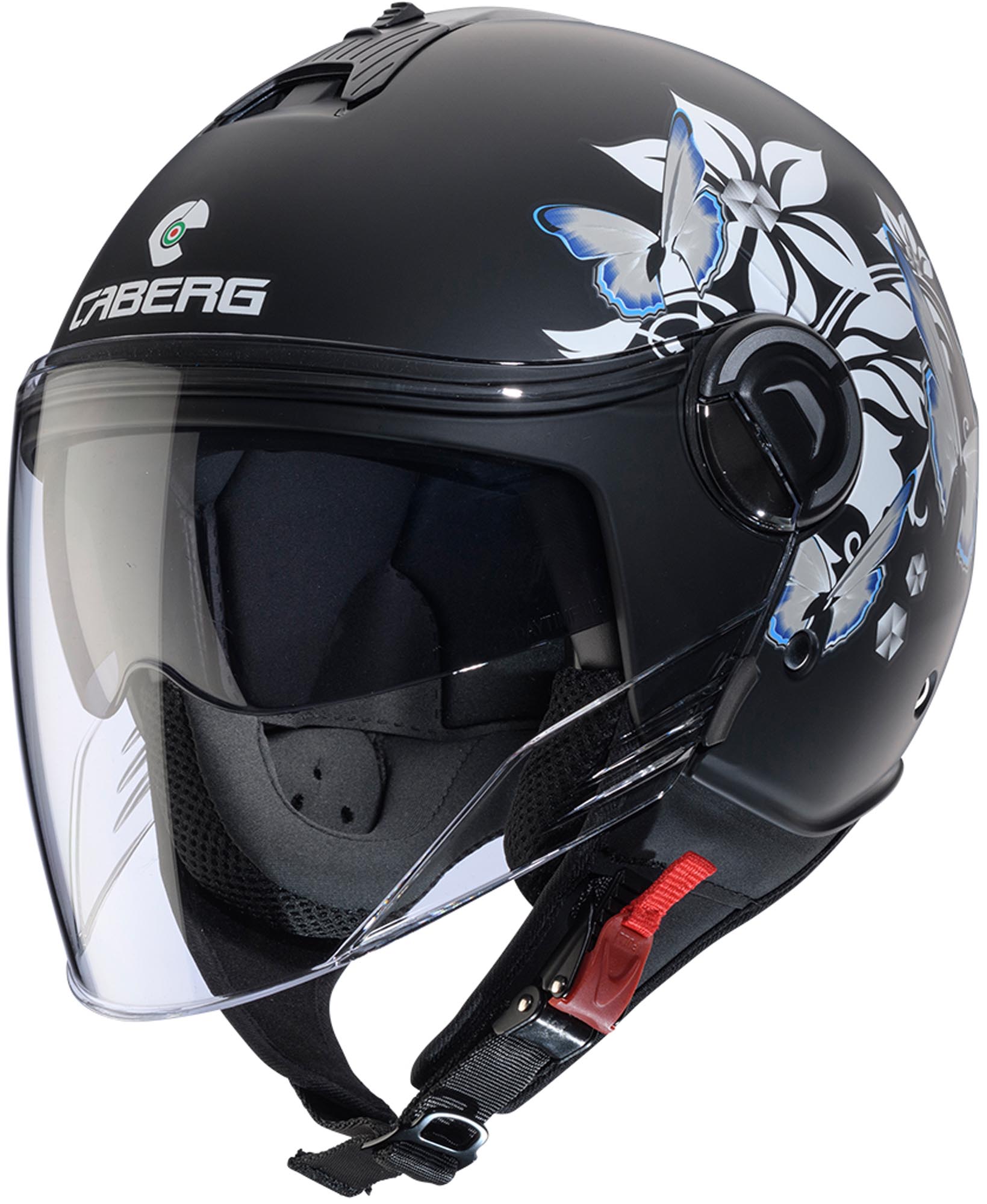 Caberg Riviera V4 X Mia Cască cu reacție Negru mat/gri/alb XXS (51/52) Figura 1