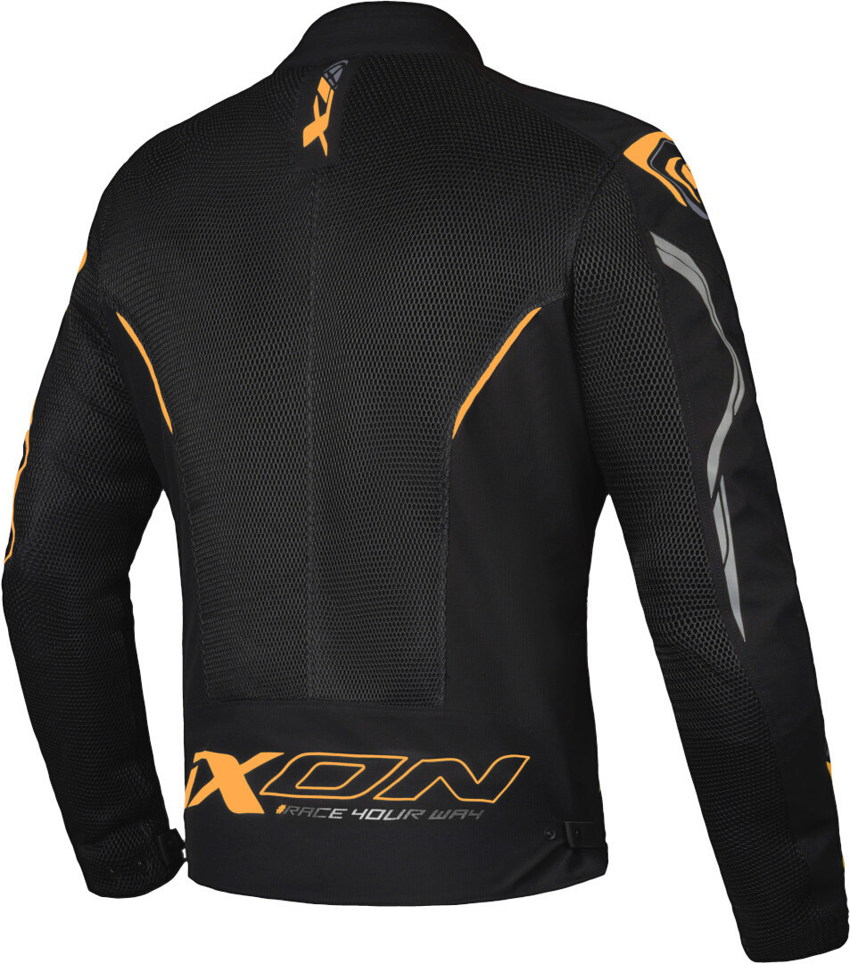 Ixon Flicker Veste textile de moto noir/orange XL Figure 2