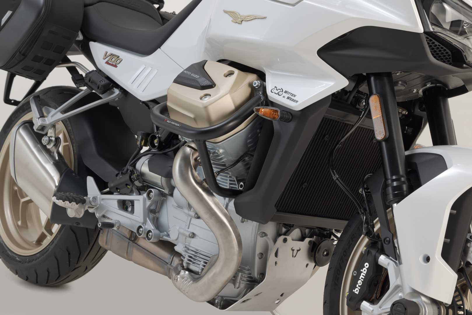 SW-Motech Crash bar - Negru. Moto Guzzi V100 Mandello/S, Stelvio. Figura 2