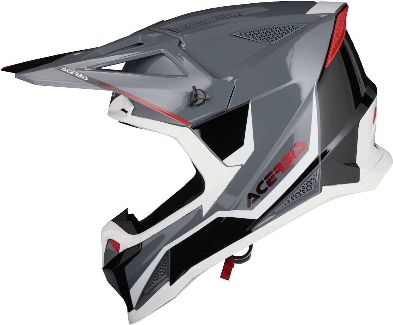 Acerbis T711 Motorcross Helm grijs/wit M (57/58) Figuur 12