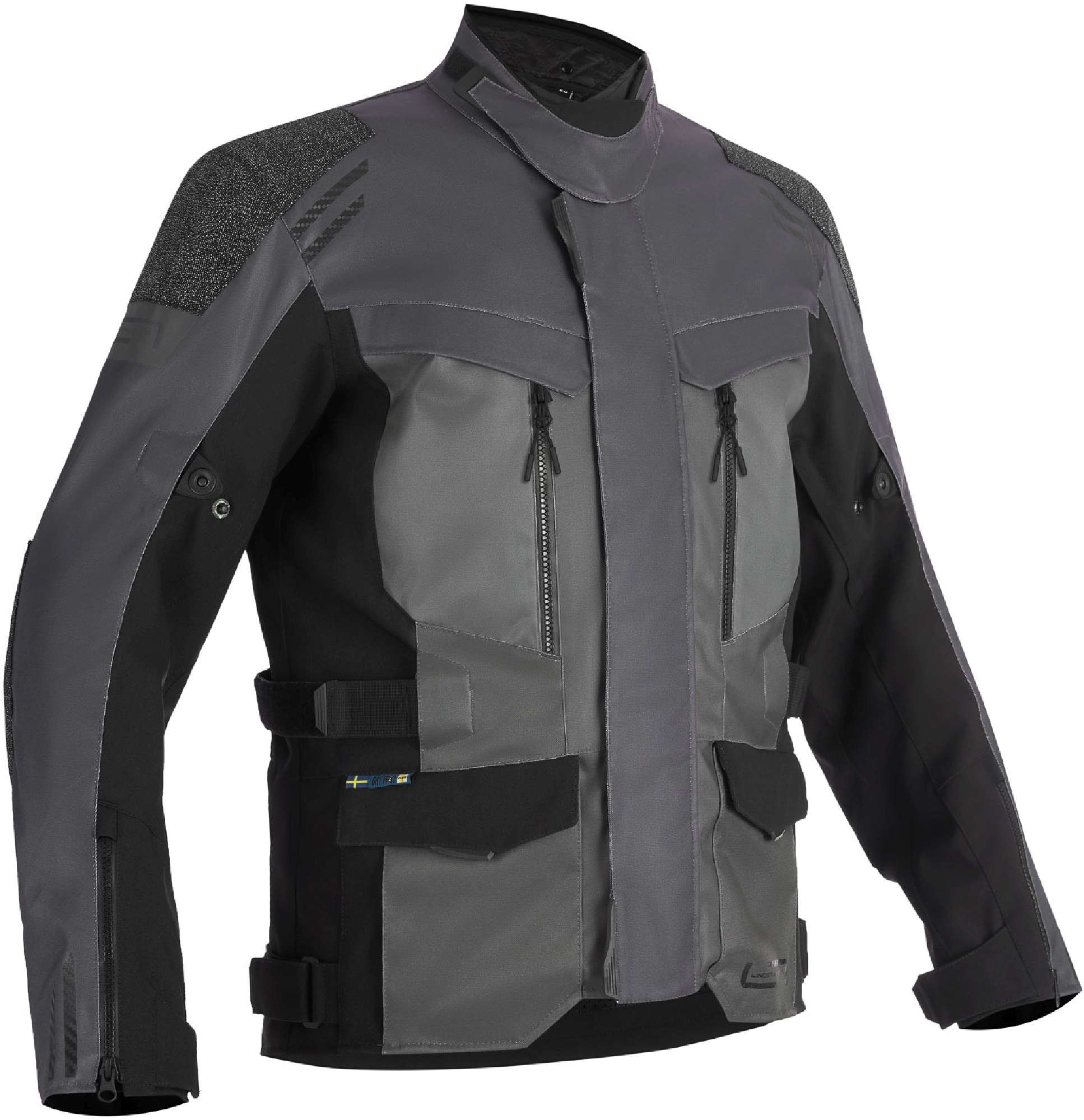 Lindstrands Storbo Motorcycle Textile Jacket dark grey/black 60 Figure 1