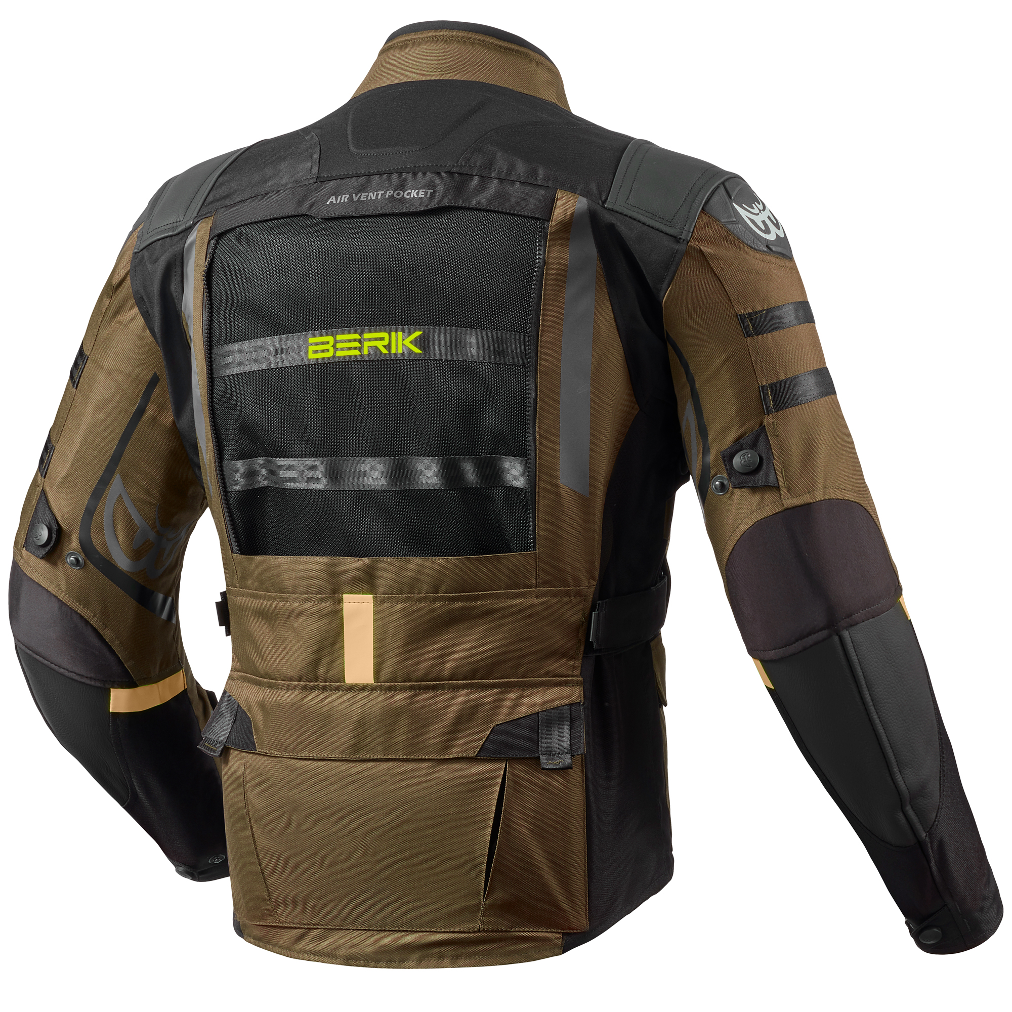 Berik Absolute Zero RX Motorcycle Textile Jacket black/brown 52 Figure 5
