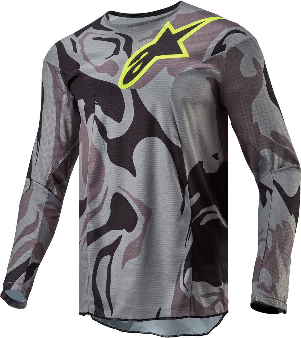 Alpinestars Racer Tactical Motocross Jersey grau/camouflage XL Abbildung 1