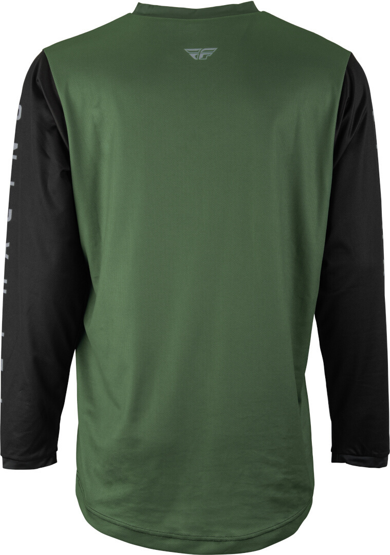 Fly Racing F-16 2023 Tricou de motocross Negru/Măsliniu S Figura 2