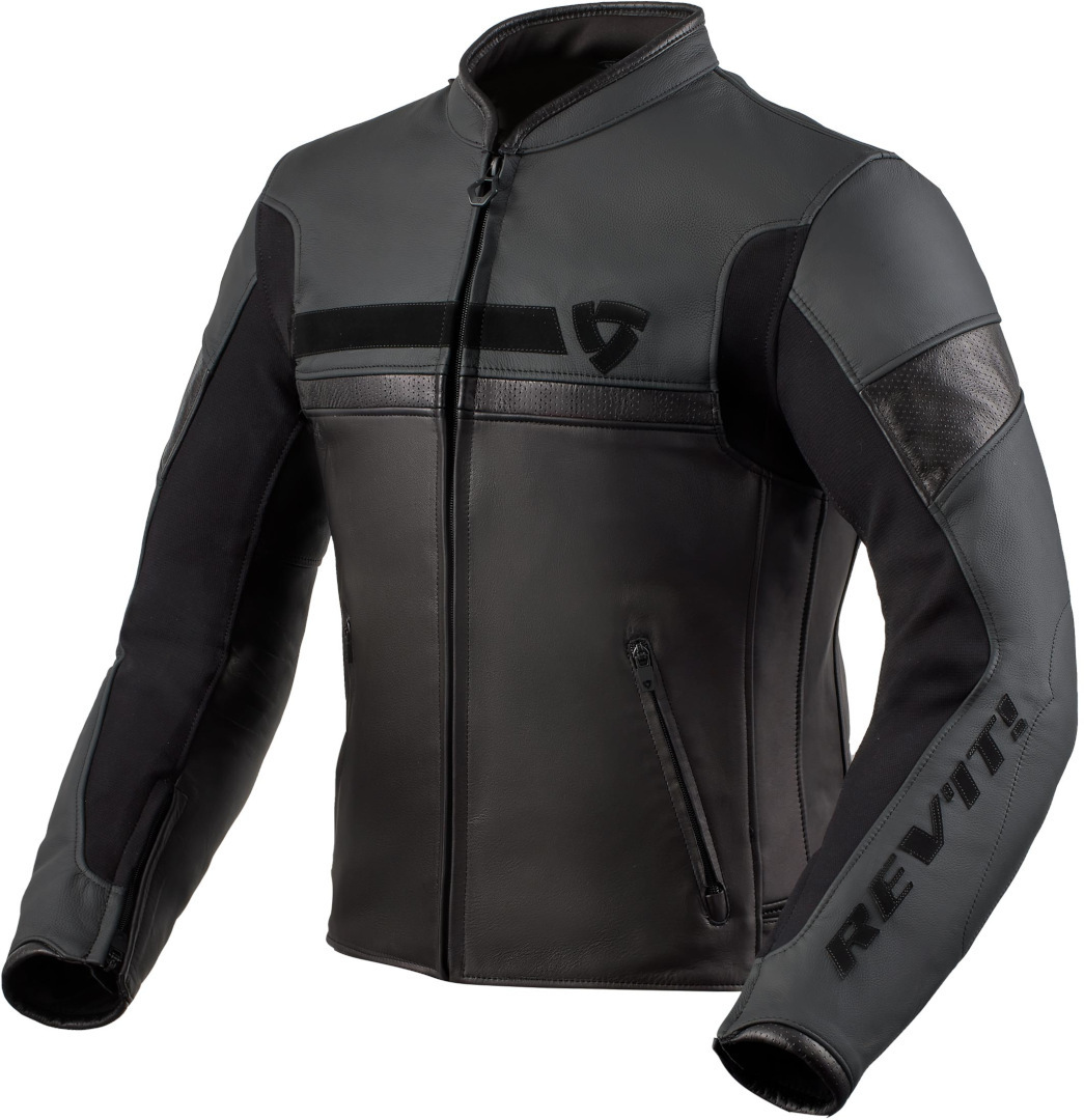 Revit Mile Jachetă de piele de motocicletă negru 46 Figura 1