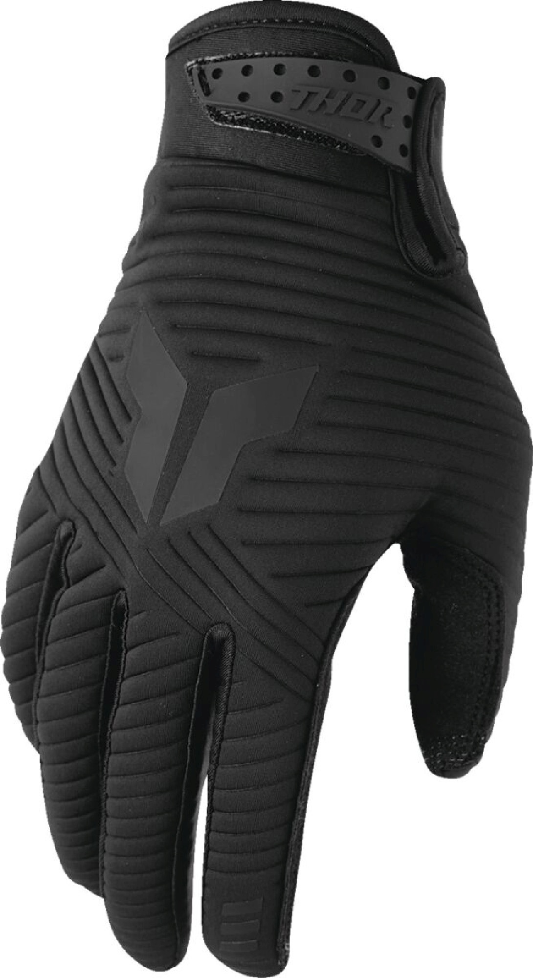 Thor Launchmode-CW Guanti da motocross nero L Figura 1
