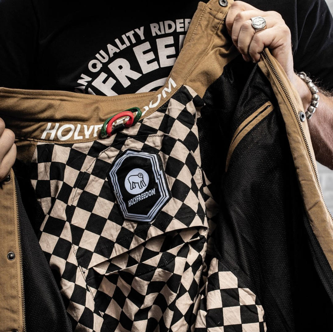 HolyFreedom Coyote Blouson textile de moto Marron XL Figure 16