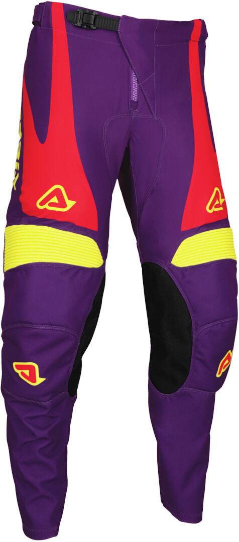 Acerbis MX-Track Askar Pantaloni da motocross viola/giallo 32 Figura 1